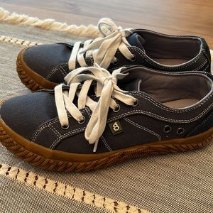 The Hybrid Green Label The Rebellion Navy Canvas Shoes men’s size 8